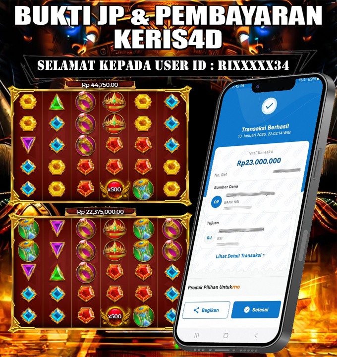 JACKPOT SLOT GACOR MAIN GATES OF OLYMPUS 1000 13 JANUARI 2026