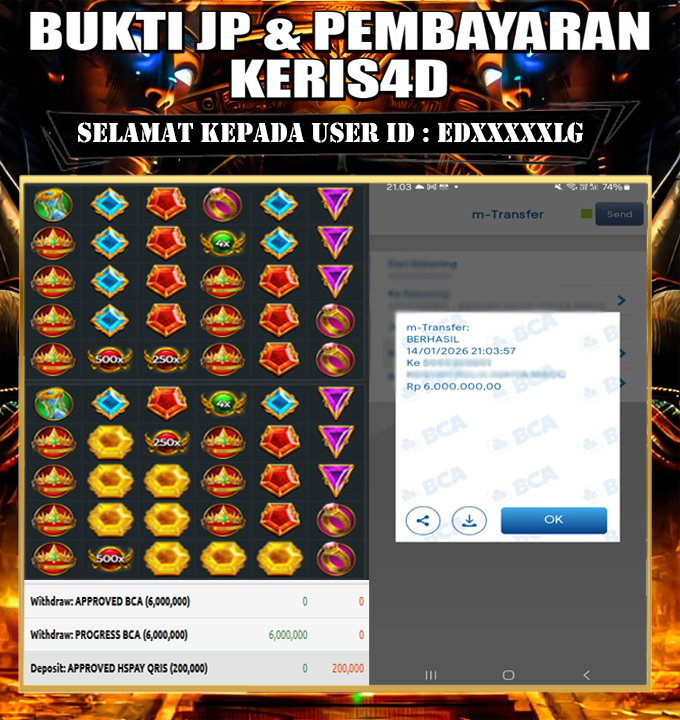 JACKPOT SLOT GACOR MAIN GATES OF OLYMPUS 14 JANUARI 2026